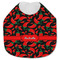 Chili Peppers Jersey Knit Baby Bib w/ Name or Text