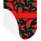 Chili Peppers Baby Bib - AFT detail
