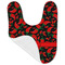 Chili Peppers Baby Bib - AFT folded