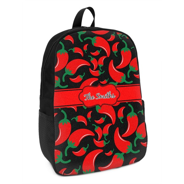 Custom Chili Peppers Kids Backpack (Personalized)