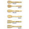 Chili Peppers Bamboo Cooking Utensils Set - Single Sided- APPROVAL