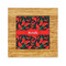 Chili Peppers Bamboo Trivet with 6" Tile - FRONT