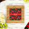 Chili Peppers Bamboo Trivet with 6" Tile - LIFESTYLE