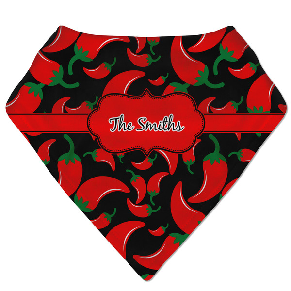 Custom Chili Peppers Bandana Bib (Personalized)