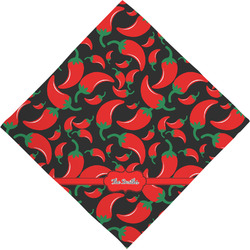 Chili Peppers Dog Bandana Scarf w/ Name or Text