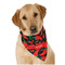 Chili Peppers Dog Bandana Scarf w/ Name or Text