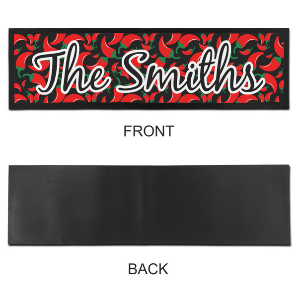 Chili Peppers Bar Mat - Large - APPROVAL