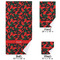 Chili Peppers Bath Towel Sets - 3-piece - Approval