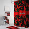 Chili Peppers Bath Towel Sets - 3-piece - In Context