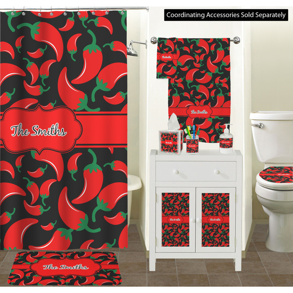 Chili Peppers Bathroom Scene