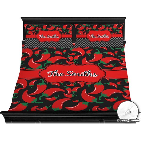 Chili Peppers Bedding Set (King) - Duvet