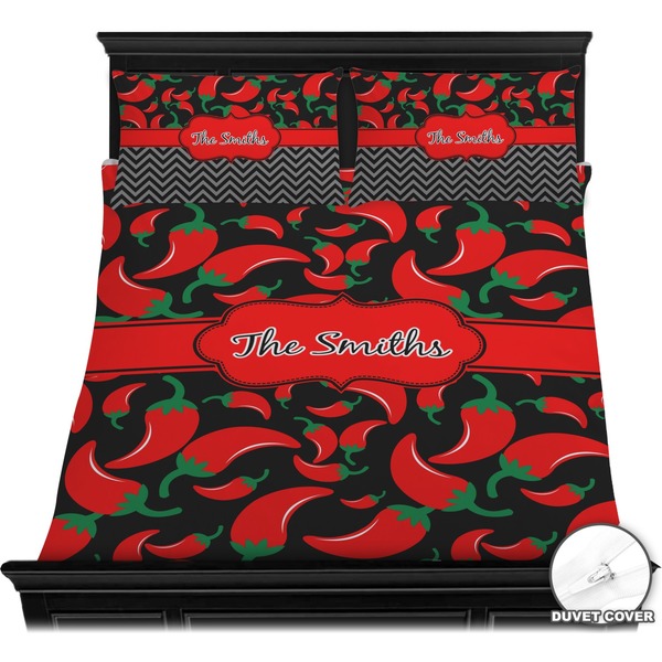 Chili Peppers Bedding Set (Queen) - Duvet