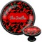 Chili Peppers Black Custom Cabinet Knob (Front and Side)