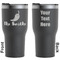 Chili Peppers Black RTIC Tumbler - Front and Back