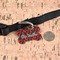 Chili Peppers Bone Shaped Dog ID Tag - Large - In Context