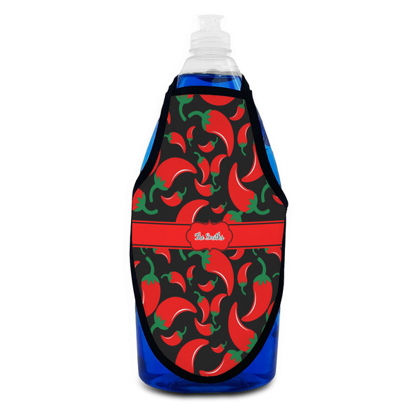 Chili Peppers Bottle Apron - Soap - FRONT