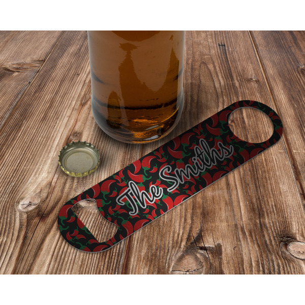 Chili Peppers Bottle Opener - In Use