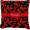 Chili Peppers Faux-Linen Throw Pillow 26" (Personalized)