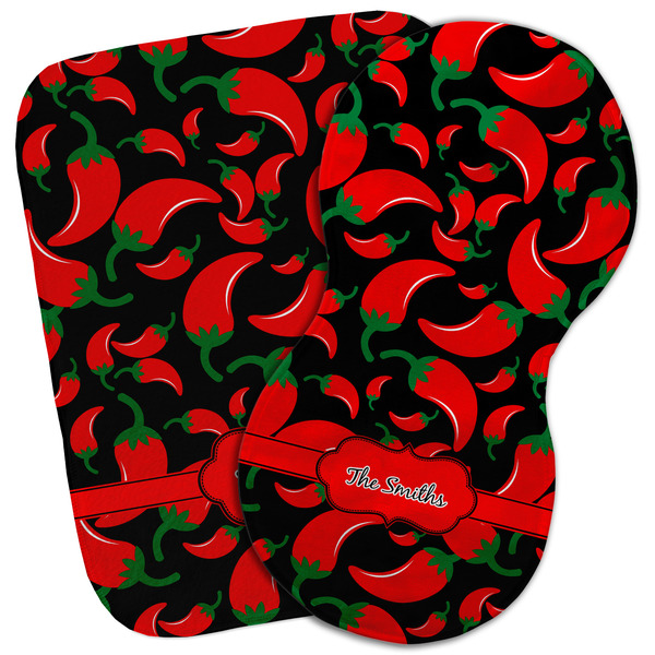 Custom Chili Peppers Burp Cloth (Personalized)