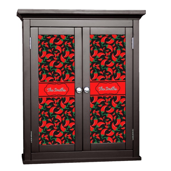 Custom Chili Peppers Cabinet Decal - XLarge (Personalized)