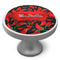 Chili Peppers Cabinet Knob - Nickel - Side