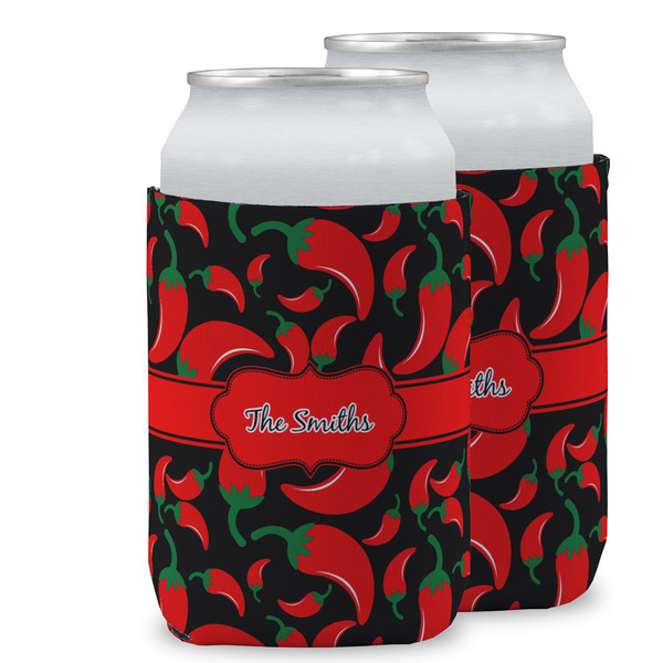 Custom Chili Peppers Can Cooler (12 oz) w/ Name or Text