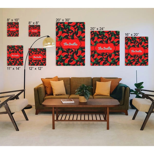 Chili Peppers Canvas Prints - Multiple Sizes