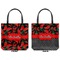 Chili Peppers Canvas Tote - Front and Back