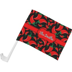 Chili Peppers Car Flag - Small w/ Name or Text