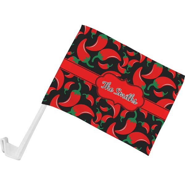 Custom Chili Peppers Car Flag - Small w/ Name or Text