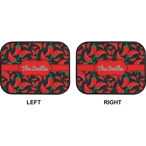 Chili Peppers Car Floor Mats (Back Seat) (Approval)