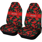 Chili Peppers Car Seat Covers (Set of Two) (Personalized)