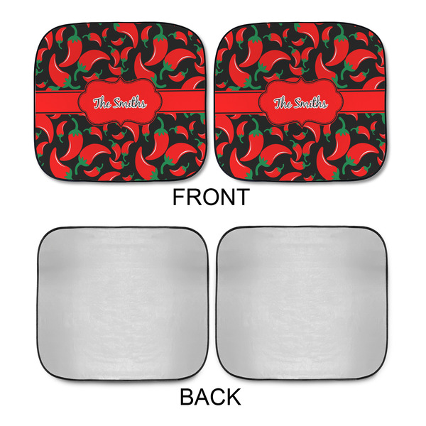 Chili Peppers Car Sun Shades - APPROVAL