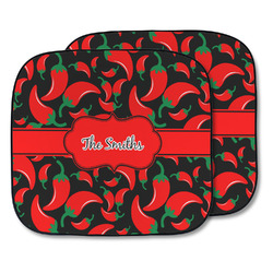 Chili Peppers Car Sun Shade - Two Piece (Personalized)