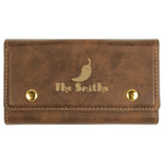 Chili Peppers Cards & Dice Set - Rustic Brown (Personalized)