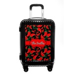 Chili Peppers Carry On Hard Shell Suitcase (Personalized)