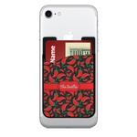 Chili Peppers 2-in-1 Cell Phone Credit Card Holder & Screen Cleaner (Personalized)