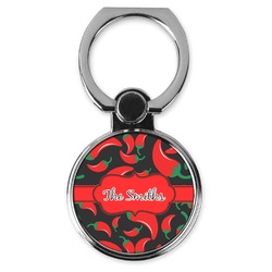 Chili Peppers Cell Phone Ring Stand & Holder (Personalized)
