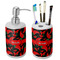 Chili Peppers Ceramic Bathroom Accessories