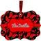 Chili Peppers Christmas Ornament (Front View)