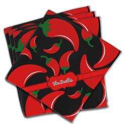 Chili Peppers Cloth Napkins (Set of 4) (Personalized)