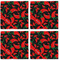 Chili Peppers Cloth Napkins - Personalized Lunch (APPROVAL) Set of 4
