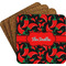 Chili Peppers Coaster Set (Personalized)