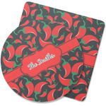Chili Peppers Rubber Backed Coaster (Personalized)