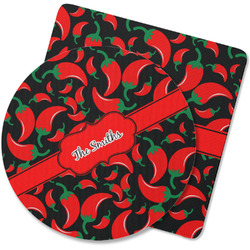 Chili Peppers Rubber Backed Coaster (Personalized)