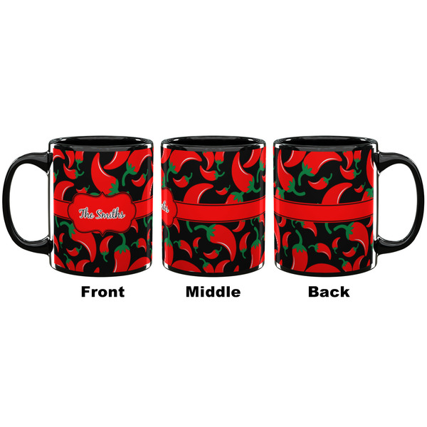 Chili Peppers Coffee Mug - 11 oz - Black APPROVAL