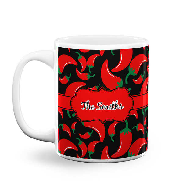 Custom Chili Peppers Coffee Mug (Personalized)