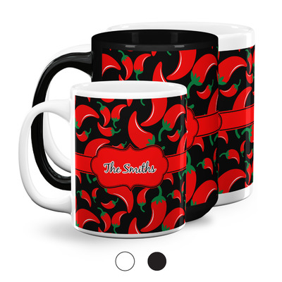 Chili Peppers Coffee Mugs (Personalized)