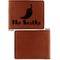 Chili Peppers Cognac Leatherette Bifold Wallets - Front and Back Single Sided - Apvl