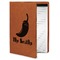 Chili Peppers Leatherette Portfolio with Notepad - Small - Double Sided (Personalized)